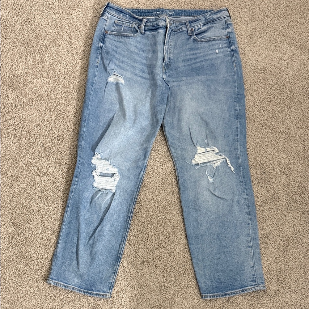 Old Navy Women's High Rise Jeans - Light Blue